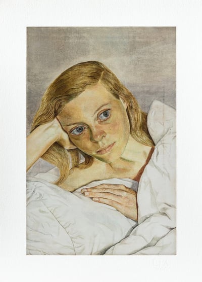 Girl In Bed