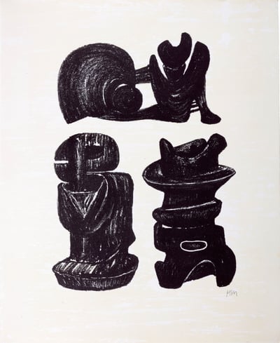 La Poesie: Three Sculptural Forms (C. 320)