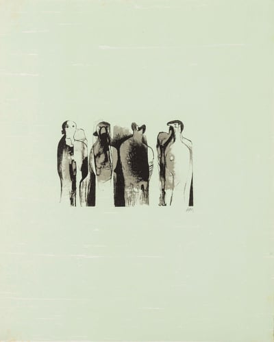 La Poesie: Four Standing Figures (C. 323)