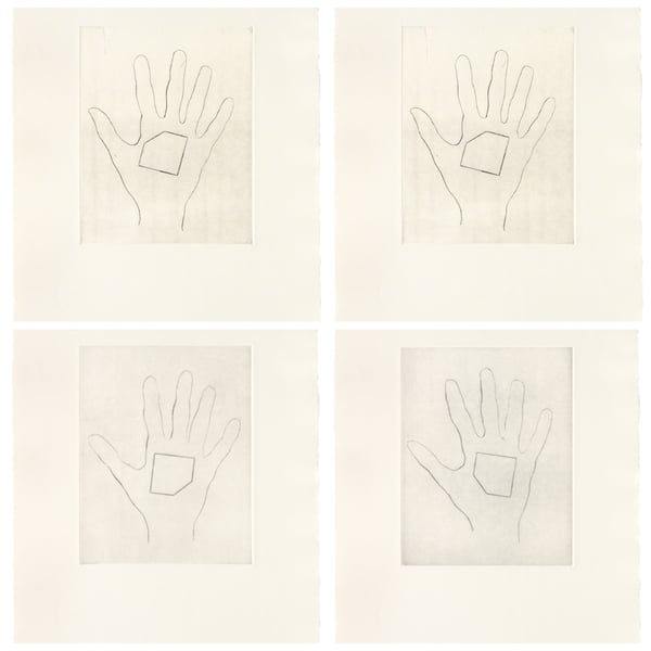 My Left Hand Holding a Square 4