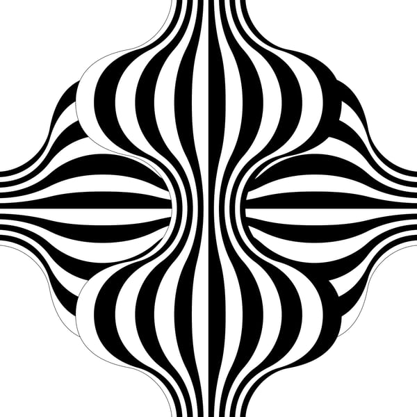 Larga marcha, 4 bifurcaciones, 3 (black and white)