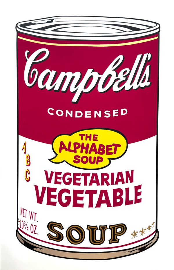 Vegetarian Vegetable, II.56 from Campbell's Soup II
