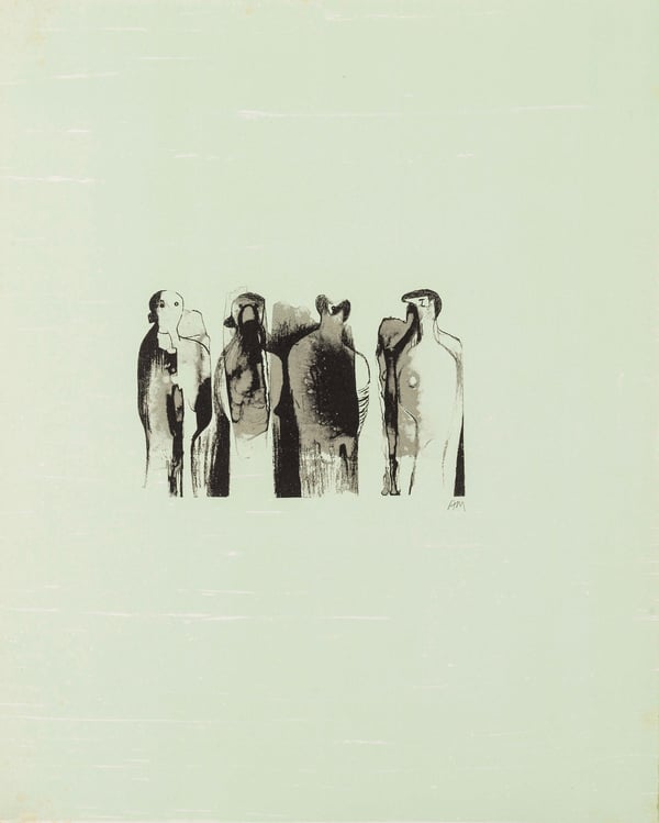 La Poesie: Four Standing Figures (C. 323)