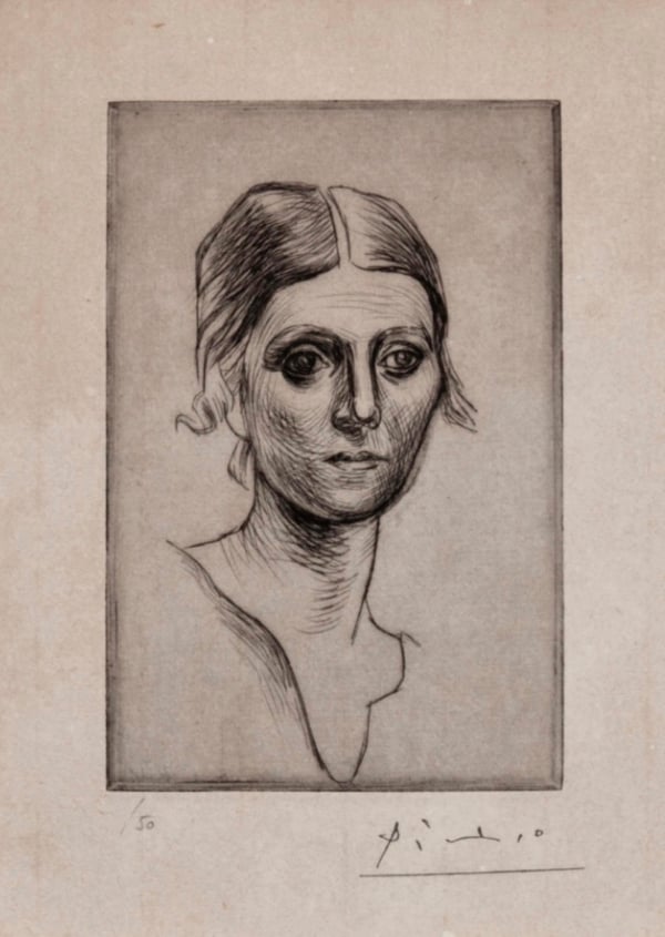Portrait d'Olga Picasso