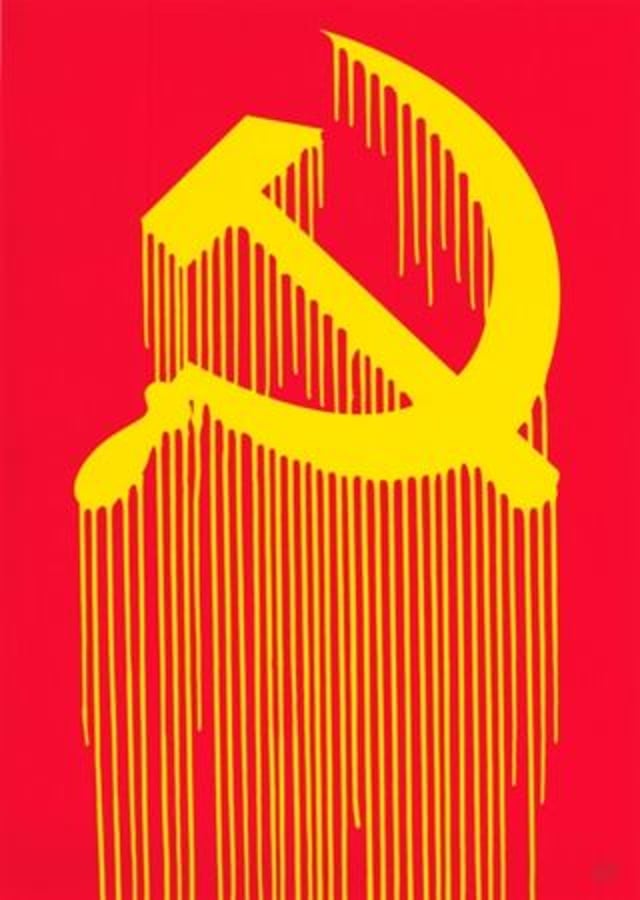 Zevs – CCCP - Liquidated Hammer and Sickle – Técnica mixta