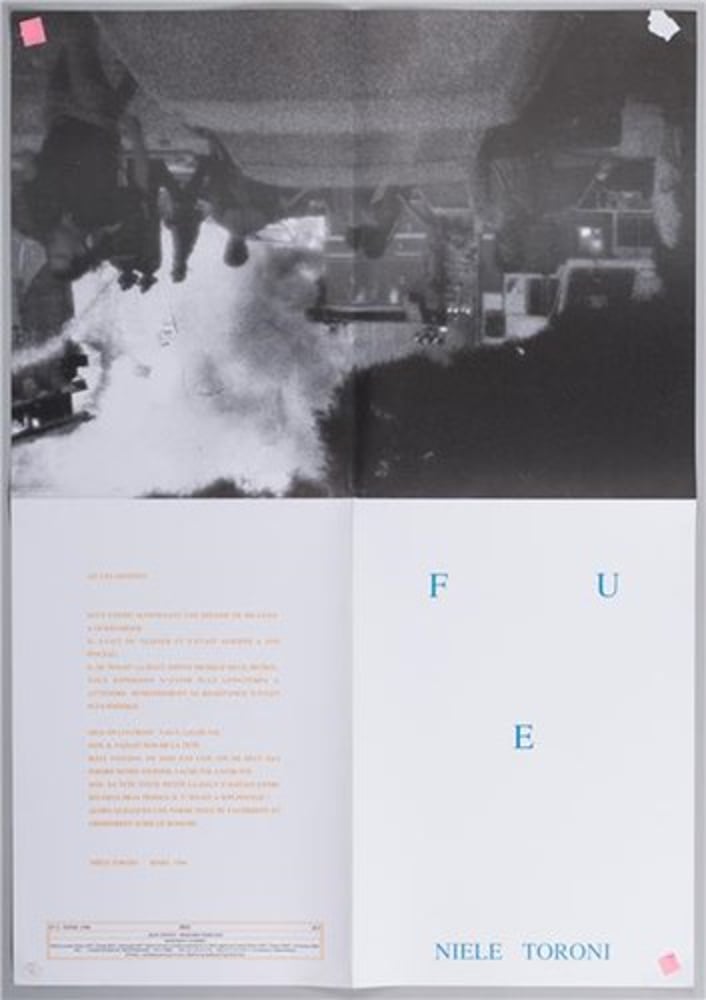 Niele Toroni – Feu, 1990 – Impresión offset Niele Toroni – Feu, 1990 – Impresión offset