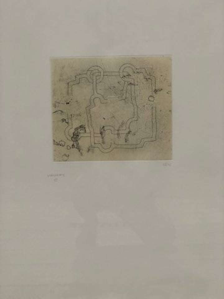 Eduardo Chillida – Bidearte I, 1980 – Gravure à l'eau-forte