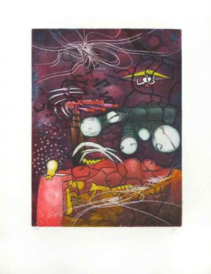 Roberto Matta – Des Secrets Pour Changer La Vie, 1978 – Etching Roberto Matta – Des Secrets Pour Changer La Vie, 1978 – Etching