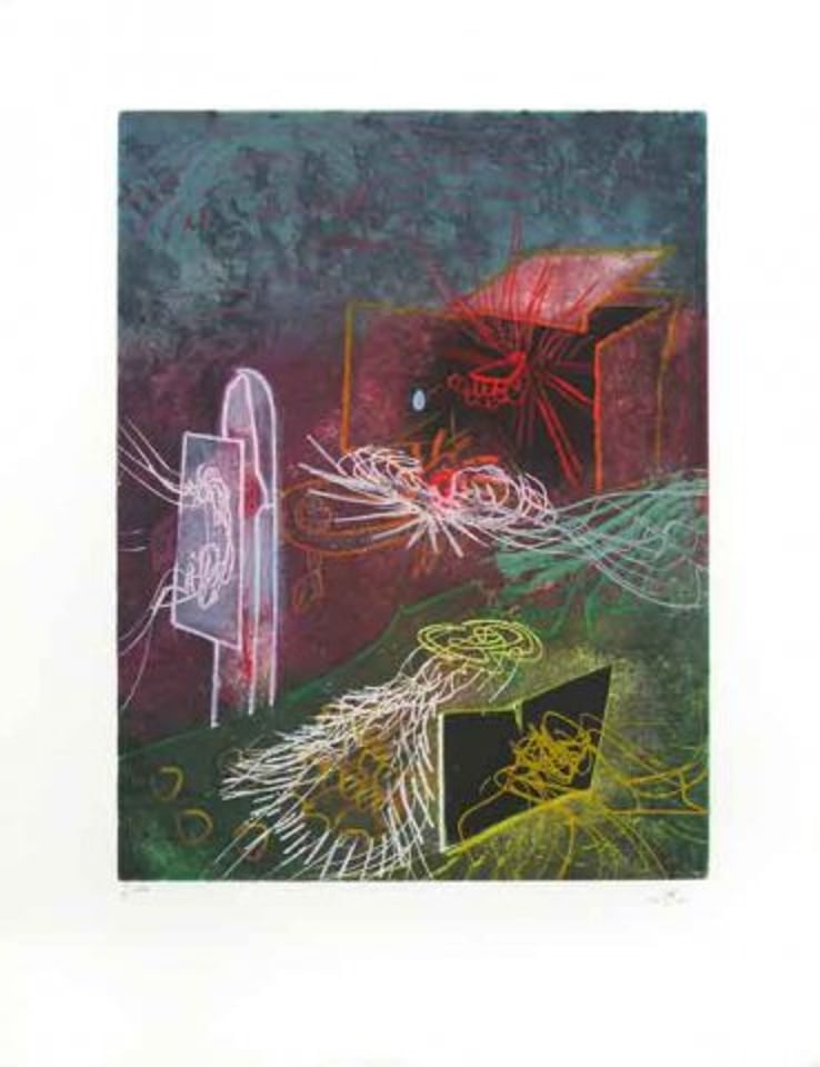 Roberto Matta – L'Explosion Qui Éclaire Mon Abime, 1978 – Gravure Roberto Matta – L'Explosion Qui Éclaire Mon Abime, 1978 – Gravure