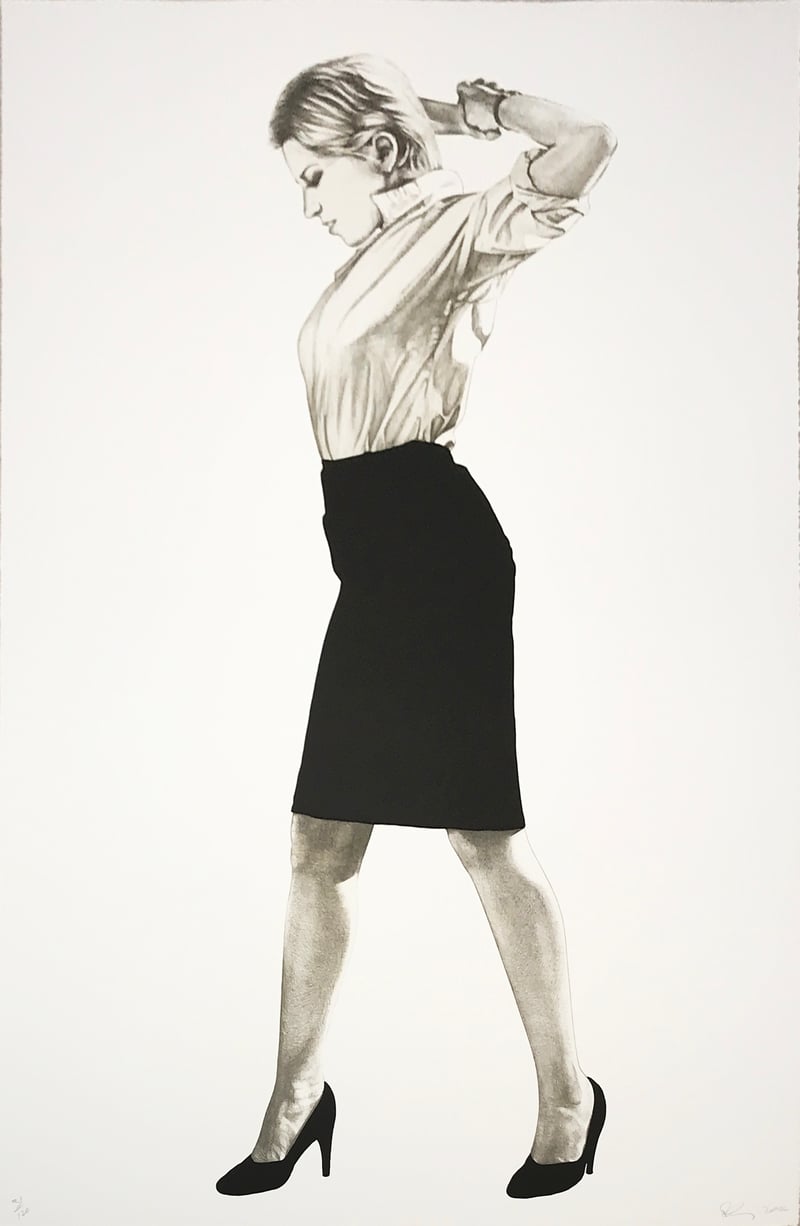 Robert Longo – Cindy, 2002 – Lithographie Robert Longo – Cindy, 2002 – Lithographie