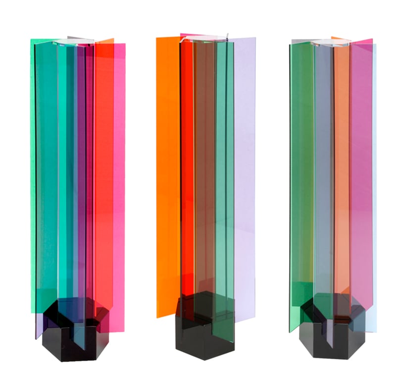 Carlos Cruz-Diez – Transchromies a 6 elements, 2010 – Object Carlos Cruz-Diez – Transchromies a 6 elements, 2010 – Object