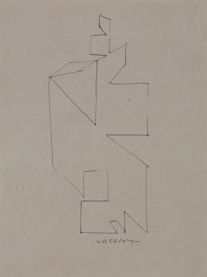 Victor Vasarely – Drawing I – Tekening Victor Vasarely – Drawing I – Tekening