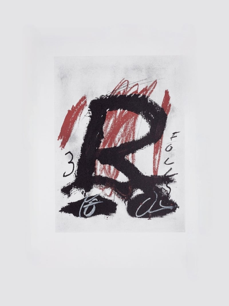 Antoni Tapies – Clau-5, 1973 – Lithographie Antoni Tapies – Clau-5, 1973 – Lithographie