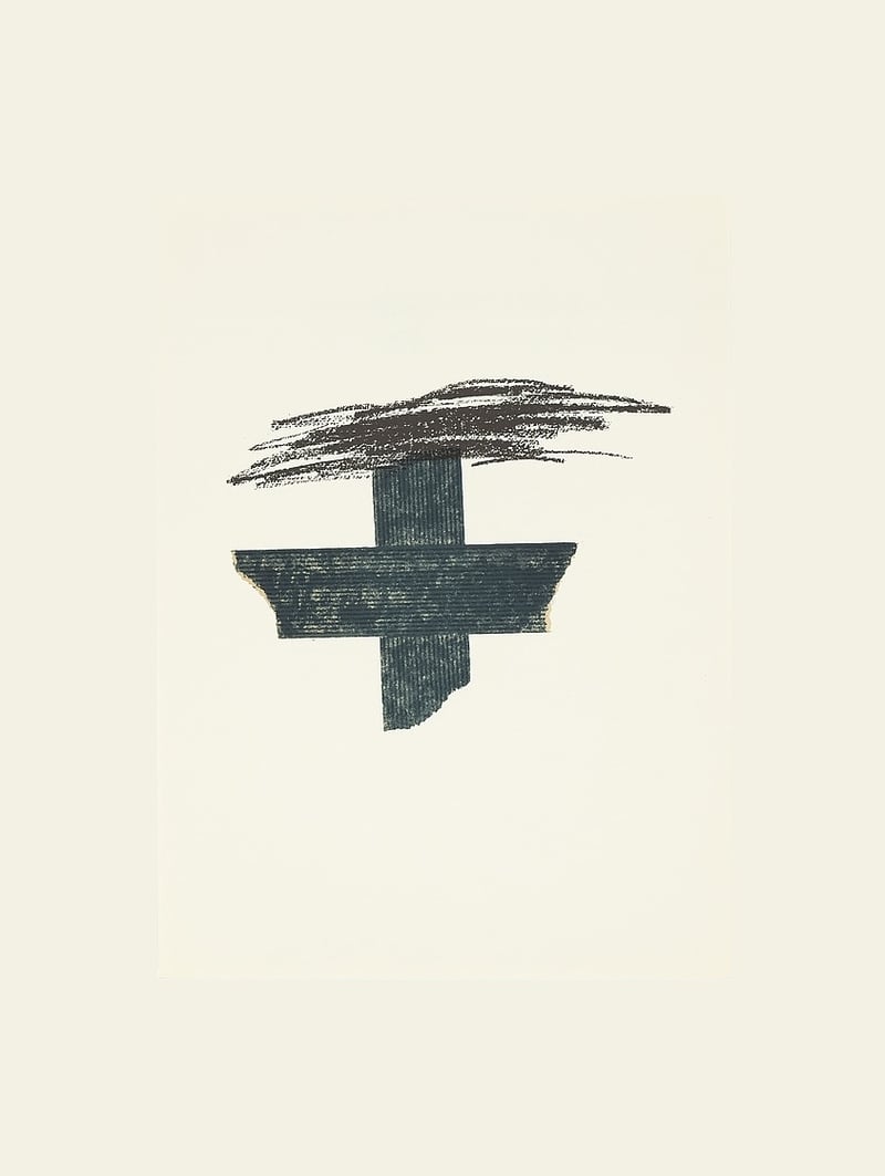 Antoni Tapies – Llambrec-1, 1975 – Lithograph