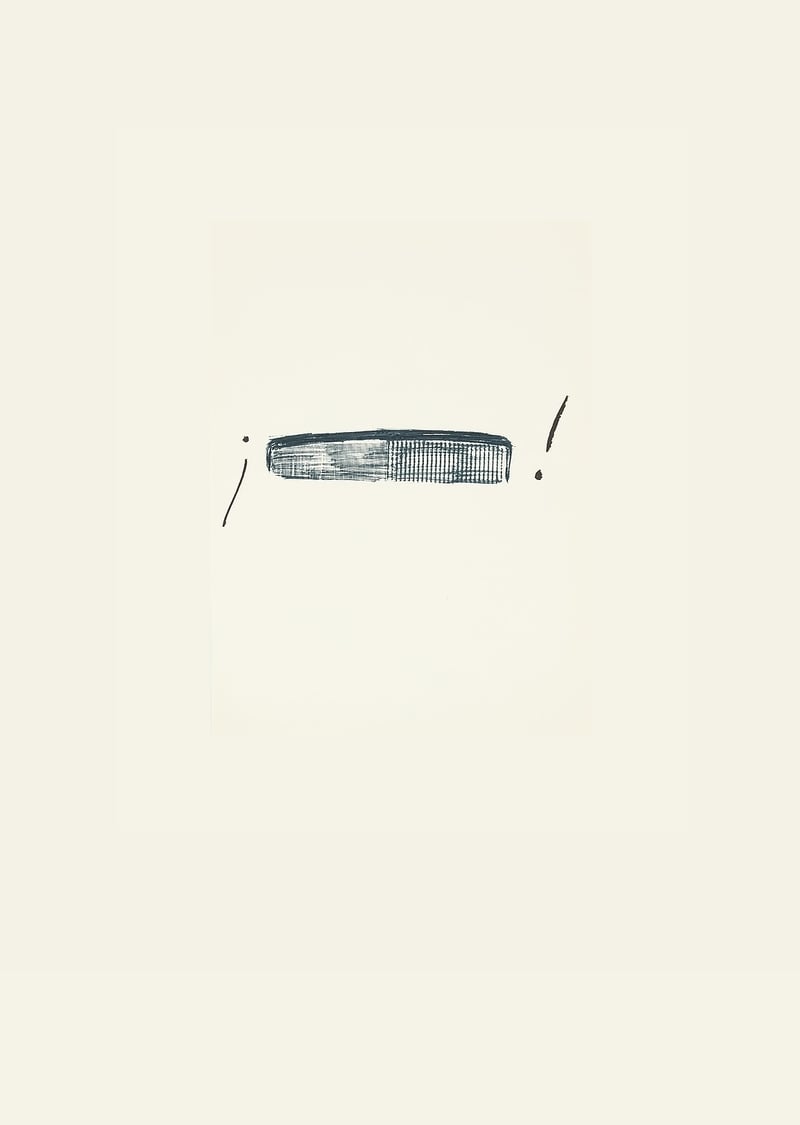 Antoni Tapies – Llambrec-4, 1975 – Lithographie