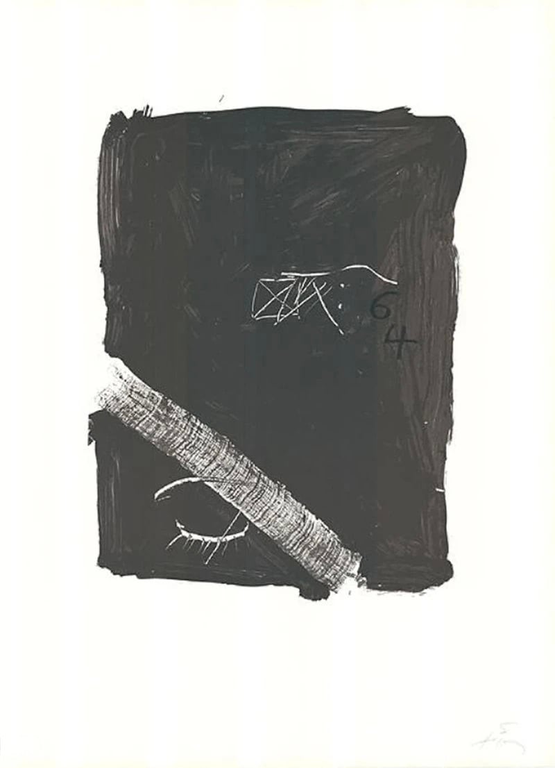 Antoni Tapies – Llambrec-5, 1975 – Lithograph