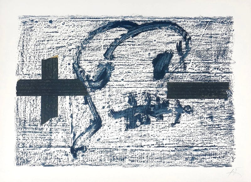 Antoni Tapies – Llambrec-7, 1975 – Lithograph Antoni Tapies – Llambrec-7, 1975 – Lithograph