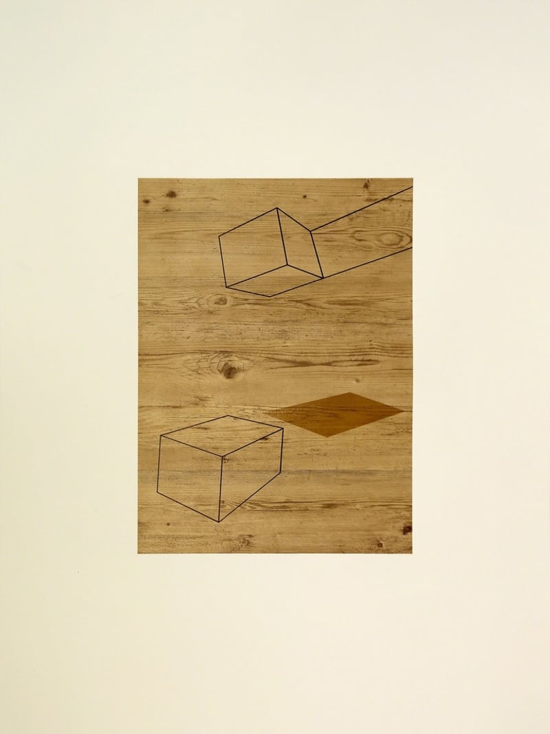 Waltercio Caldas – WC 56 7, 2015 – Técnica mixta