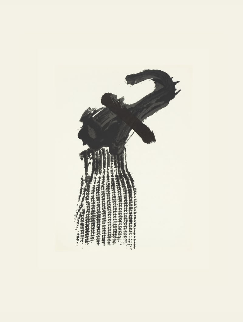 Antoni Tapies – Llambrec-10, 1975 – Lithograph