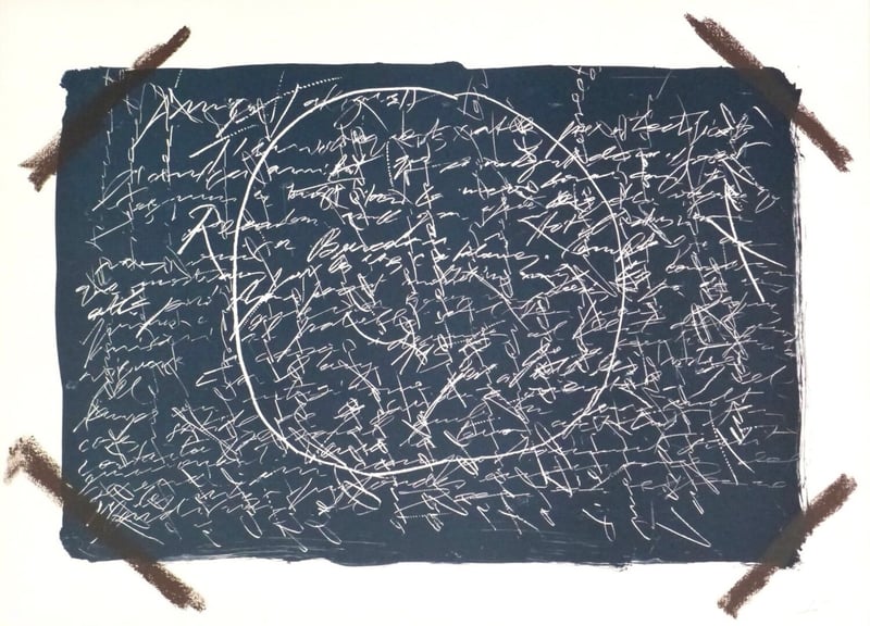 Antoni Tapies – Llambrec-16, 1975 – Lithograph
