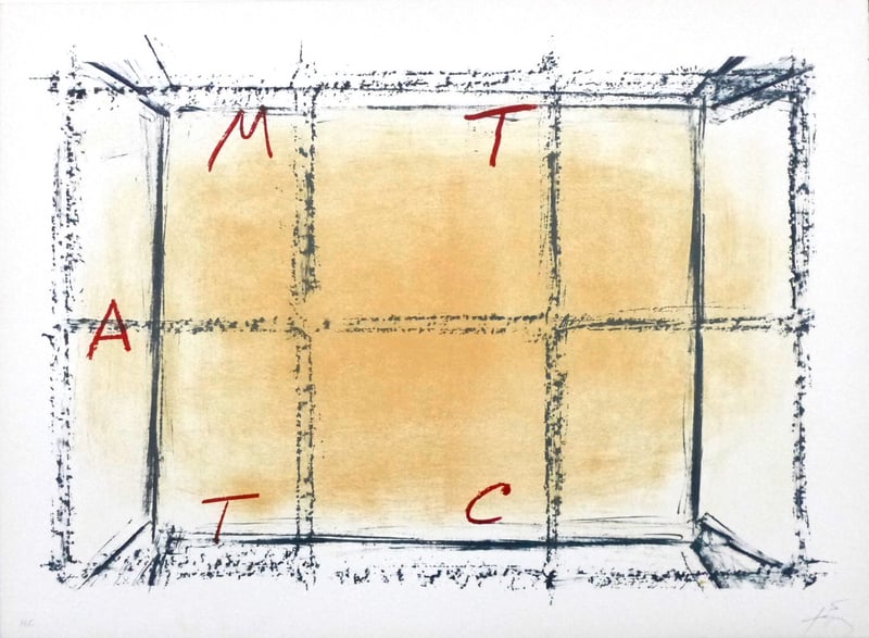 Antoni Tapies – Llambrec-18, 1975 – Lithograph