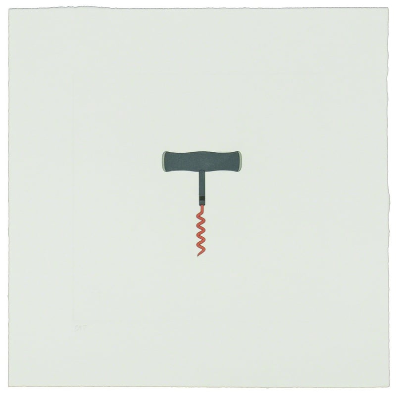 Michael Craig-Martin – The Catalan Suite II - Corkscrew, 2013 – Radierung Michael Craig-Martin – The Catalan Suite II - Corkscrew, 2013 – Radierung
