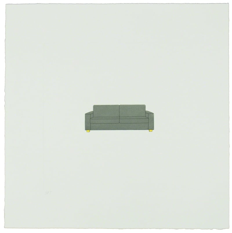 Michael Craig-Martin – The Catalan Suite II - Sofa, 2013 – Radierung
