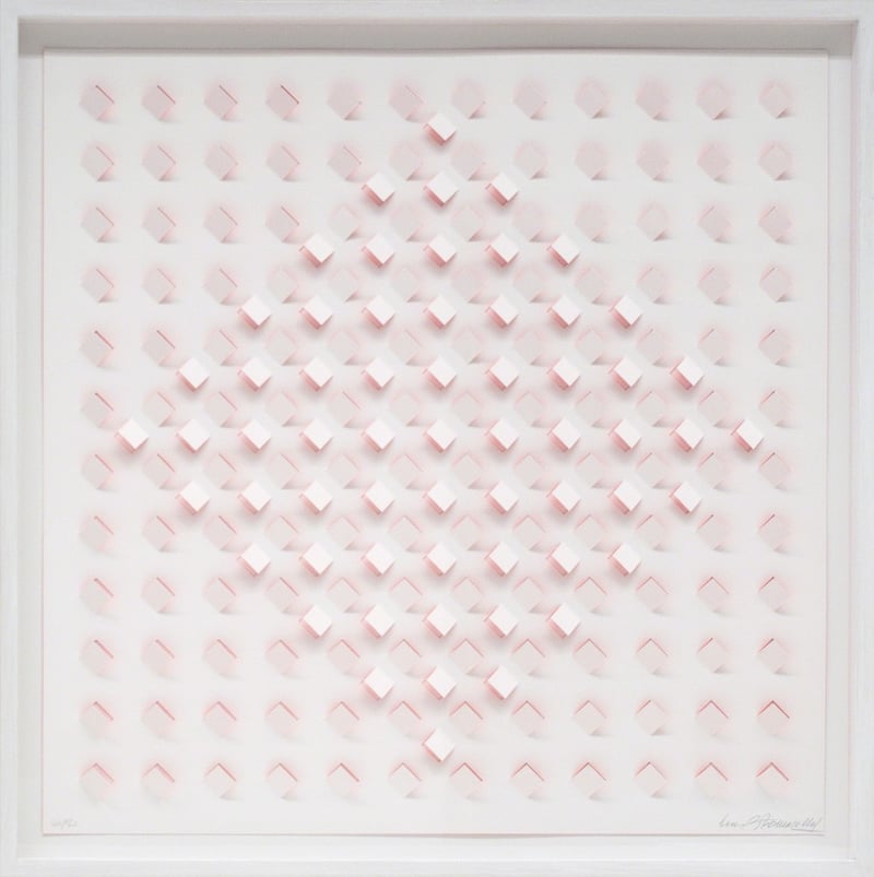 Luis Tomasello – S/T 1 - Rosa, 2013 – Lithograph (includes frame) Luis Tomasello – S/T 1 - Rosa, 2013 – Lithograph (includes frame)