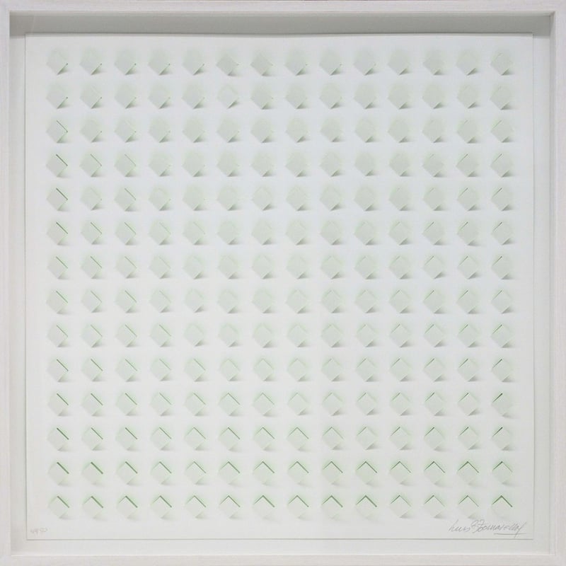 Luis Tomasello – S/T 3 - Verde, 2013 – Lithographie