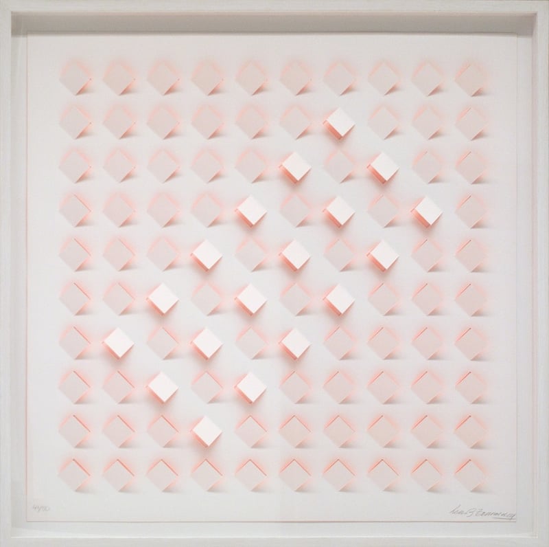 Luis Tomasello – S/T 4 - Naranja, 2013 – Litografía