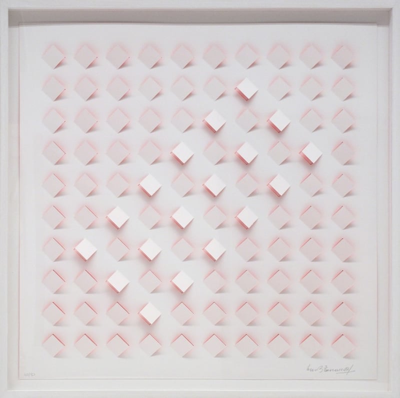 Luis Tomasello – S/T 4 - Rosa, 2013 – Lithographie