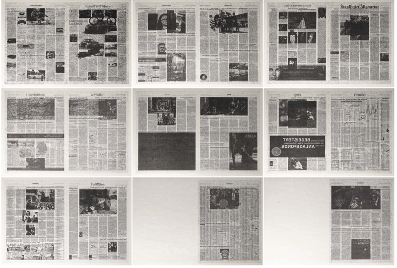 Jacob Kassay – Frankfurter Allgemeine, 2014 – Lithographie Jacob Kassay – Frankfurter Allgemeine, 2014 – Lithographie