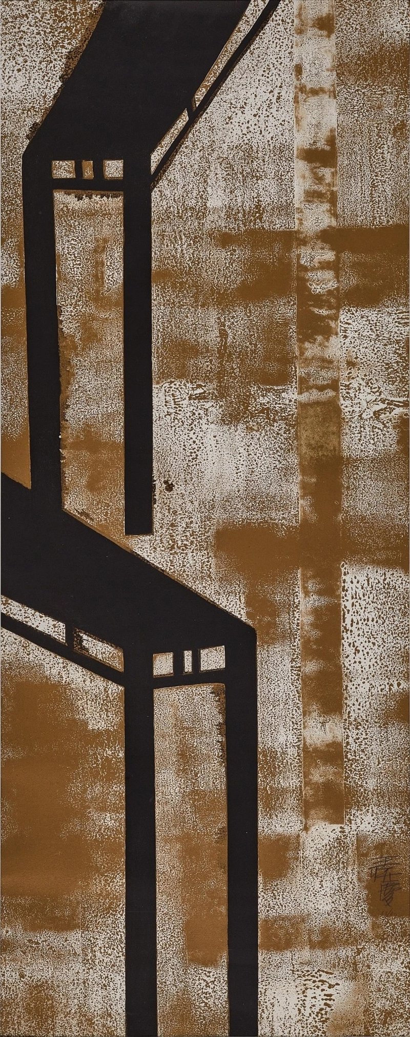 Huai-Qing Wang – A Table in Two Dimension, 2008 – Aguafuerte Huai-Qing Wang – A Table in Two Dimension, 2008 – Aguafuerte