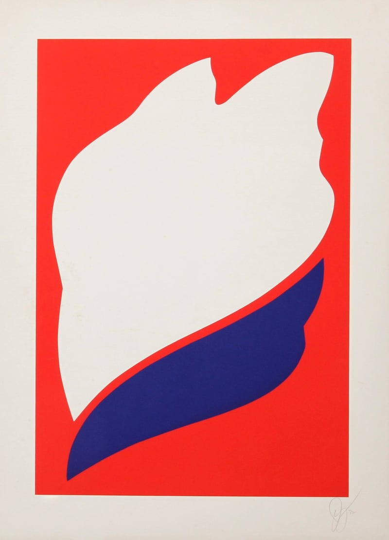 Jack Youngerman – Peace, 1973 – Sérigraphie/Silkscreen Jack Youngerman – Peace, 1973 – Sérigraphie/Silkscreen