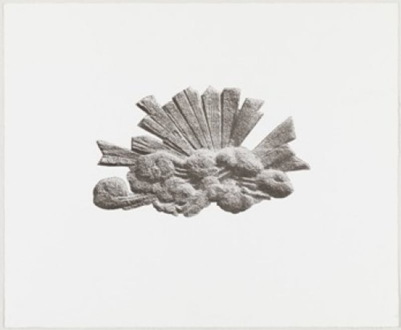 Carla Zaccagnini – Imposible pero necesario: petrificación (12), 2010 – Litografía