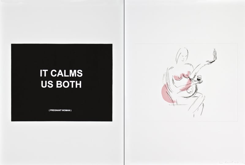 Laure Prouvost – It calms us both 2, 2014 – Radierung Laure Prouvost – It calms us both 2, 2014 – Radierung
