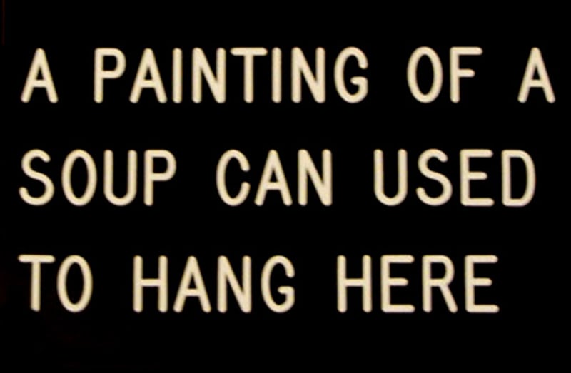 William Anastasi – A Painting of a Soup Can, 1990 – Sérigraphie/Silkscreen William Anastasi – A Painting of a Soup Can, 1990 – Sérigraphie/Silkscreen