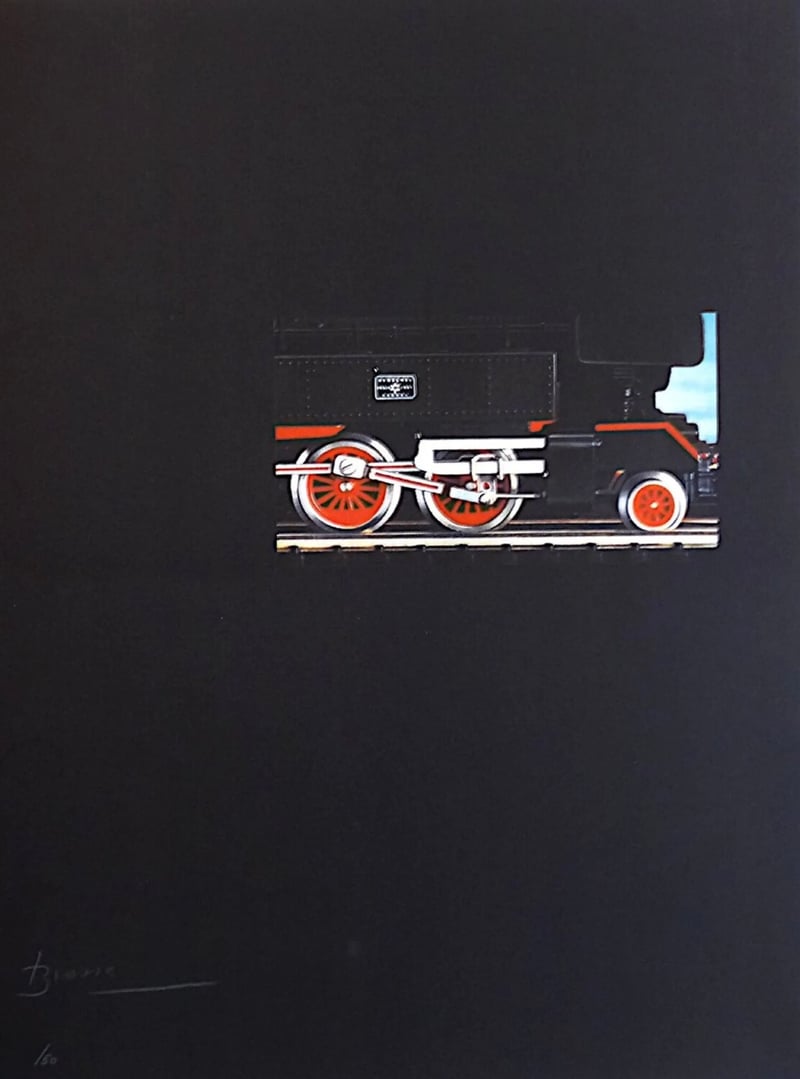 Joan Brossa – Túnel, 1989 – Lithographie