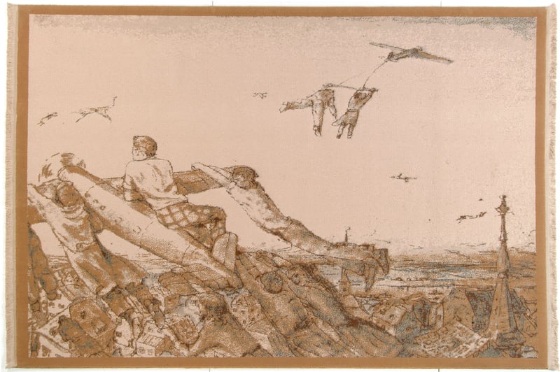 Ilja Kabakov – The Flying, 2006 – Tapisserie