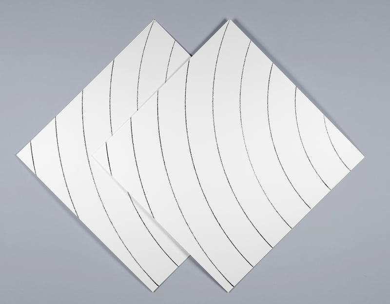 Francois Morellet – Ondes parasites 1, 2014 – Sérigraphie (Screen-print) Francois Morellet – Ondes parasites 1, 2014 – Sérigraphie (Screen-print)