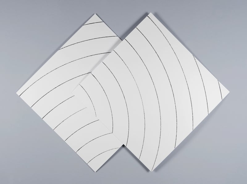 Francois Morellet – Ondes parasites 3, 2014 – Sérigraphie (Screen-print)