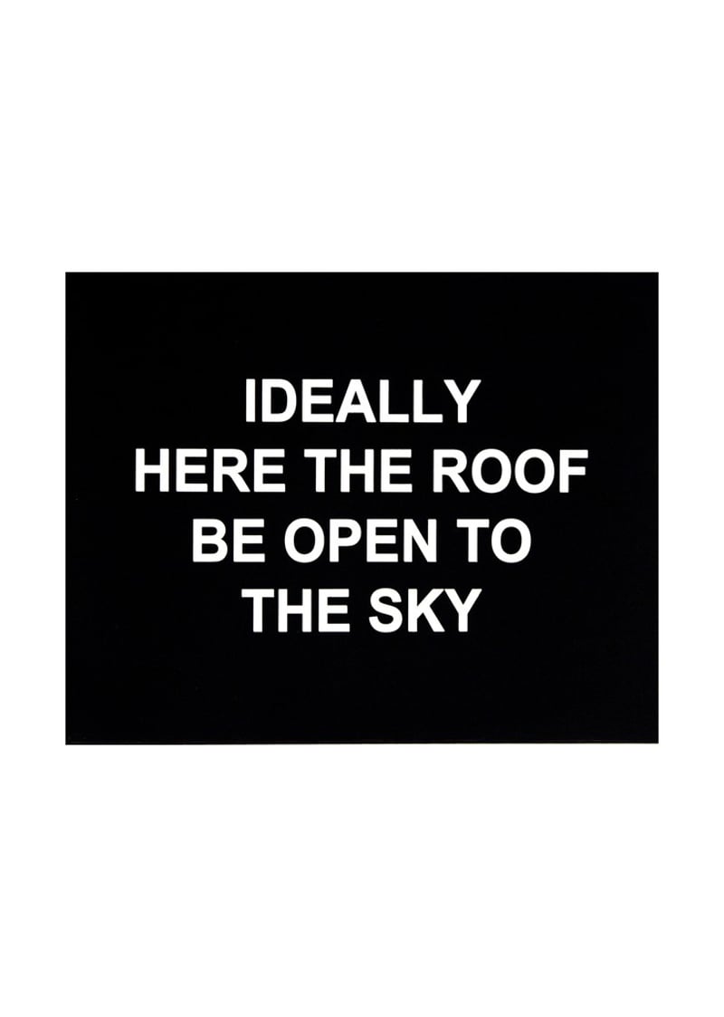 Laure Prouvost – Ideally here the roof be open to the sky, 2016 – Ets