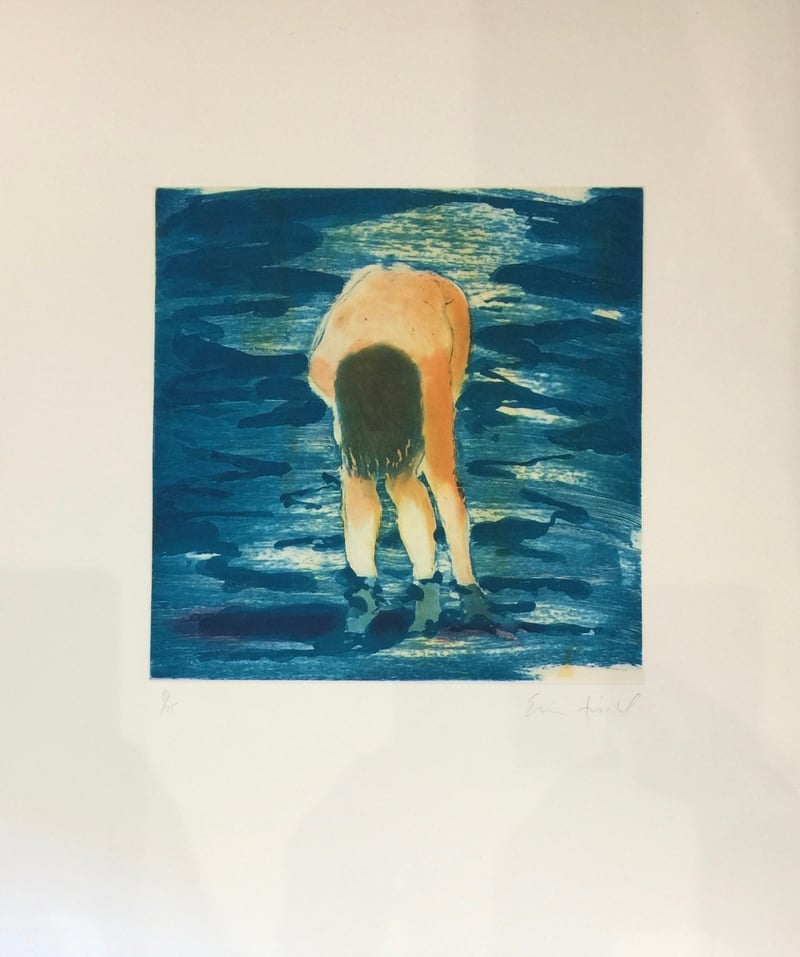 Eric Fischl – Boy in Blue Water, 1988 – Gravure à l'eau-forte