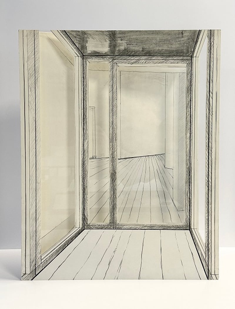 Javacheff Christo – Store Front Corridor two parts, 1968 – Siebdruck