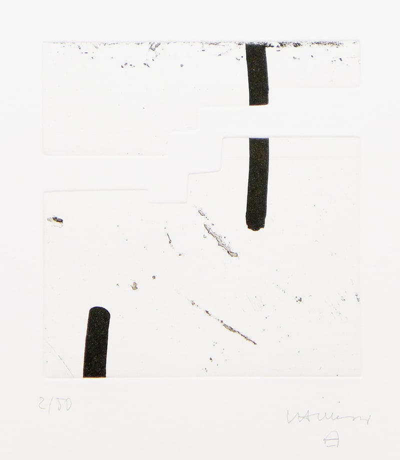 Eduardo Chillida – Argi V, 1988 – Grabado Aguatinta