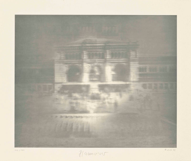 Gerhard Richter – Bahnhof (Hannover), 1967 – Lithograph