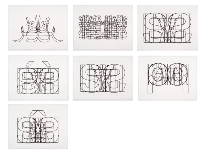 Luis Camnitzer – Symmetrical Jails, 2014 – Radierung