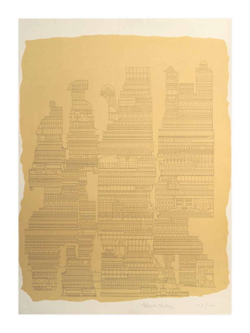 Eduardo Paolozzi – Central Park East, 1972 – Lithografie Eduardo Paolozzi – Central Park East, 1972 – Lithografie