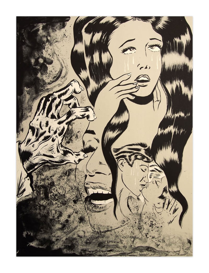Dr Lakra – Abandonado, 2009 – Lithographie