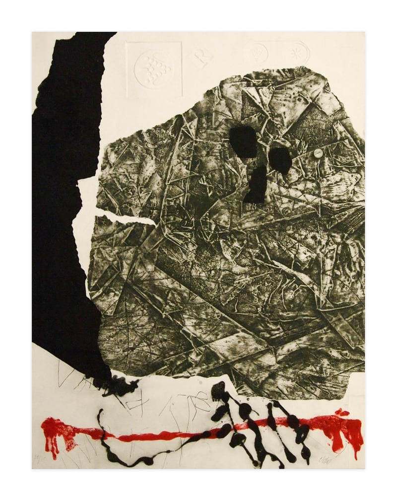 Antoni Clave – Untitled (Textured Remnants), 1970 – Carborundum